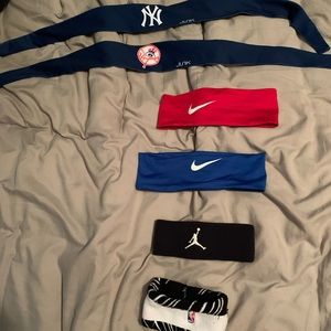 Athletic headbands various brands